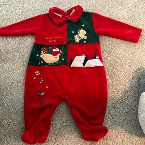 Christmas onesie outfit